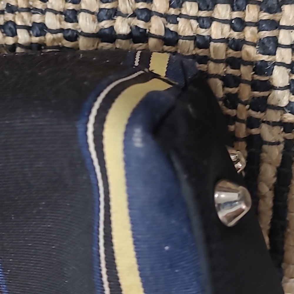 VINTAGE KATE SPADE NEW YORK RAINBOW STRIPE PURSE - Picture 9 of 9